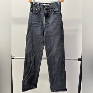 RIBCAGE STRAIGHT ANKLE WOMEN'S JEANS - Size 24